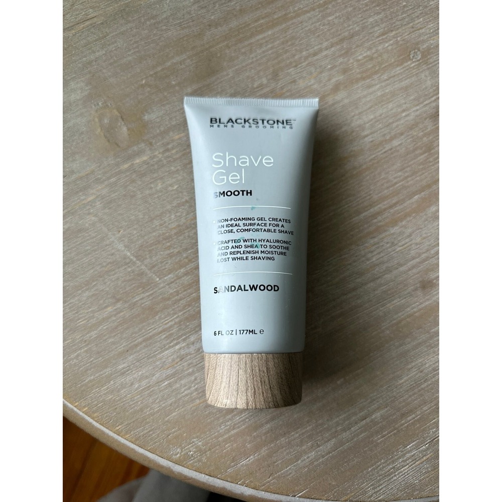 Blackstone men's grooming, shave gel, smooth, sandalwood, 6 fl oz NEW‎